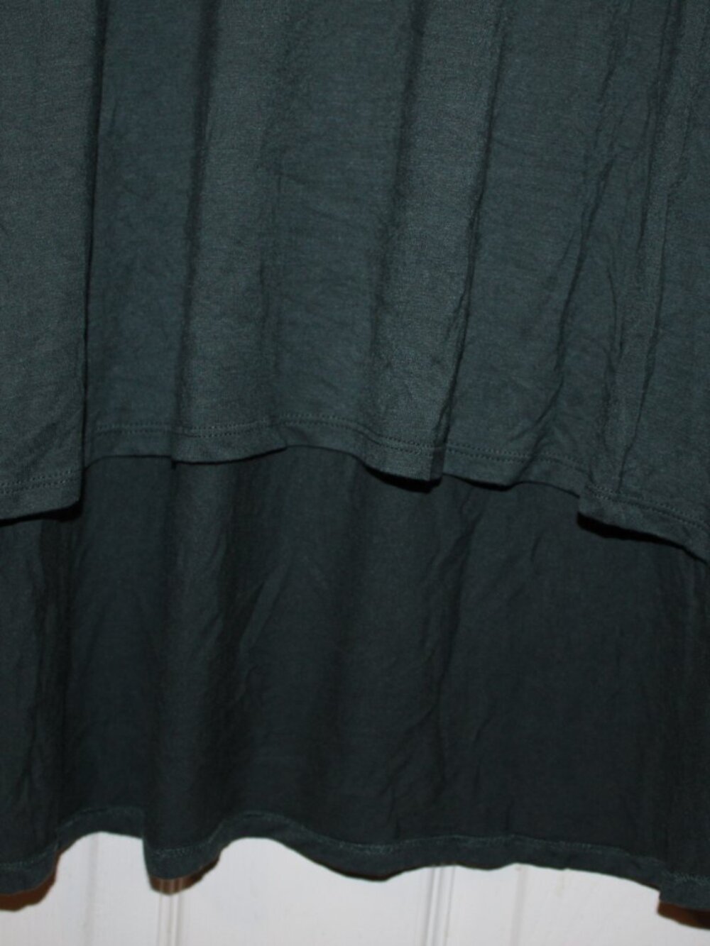 NWT Torrid Super Soft Hi/Low Tunic top Forest Green 4X(26W) Nice - Picture 6 of 7